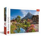 Trefl Alps in The Summer 2000 Piece Jigsaw Puzzle Red 38"x27" Print, DIY Jigsaw, Creative Fun, Classic Puzzle for Adults and Children from 14 Years Old