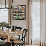 PICKFORU Stained Glass Puzzles for Adults 1000 Pieces, Bird Puzzles for Adults Flower with Cardinal Bird Parrot Hummingbird, Impossible Hard Challenging Jigsaw Puzzles for Adults