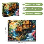 Puzzles for Adults 500 Pieces, Nature Jigsaw Puzzles 500 Piece for Adults Kids Seniors, Challenging Puzzle Perfect for Game Nights, Great Gift for Jigsaw Puzzle Lovers, Size: 20.5" x 15"
