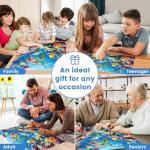 500 Piece Puzzle for Adults, Turtle Jigsaw Puzzles, Sea Animals Puzzles 500 Pieces, Birthday and Barious Holiday Party for Family Kids and Adults, Funny Puzzle for Adults, 20.5x15 in