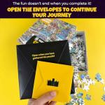 QUOKKA 1000 Piece Jigsaw Puzzle for Adults Cruise Vistas – Premium Box Packaging with Extra Fun Challenges - Stunning Scenic Animal Puzzle - Perfect for Relaxation & Creativity & Gift Giving