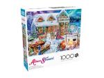 Buffalo Games - Aimee Stewart - Winterland Fun - 1000 Piece Holiday Jigsaw Puzzle Christmas Puzzles for Adults – Precision-Cut Pieces, Beautiful Artwork, and Hours of Relaxing Fun