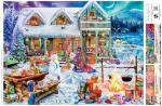 Buffalo Games - Aimee Stewart - Winterland Fun - 1000 Piece Holiday Jigsaw Puzzle Christmas Puzzles for Adults – Precision-Cut Pieces, Beautiful Artwork, and Hours of Relaxing Fun