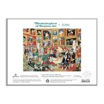 Galison Tribuna of The Uffizi Meowsterpiece of Western Art Puzzle, 1500 Pieces, 32” x 23.75” – Difficult Jigsaw Puzzle Featuring Amusing Cat Illustration – Challenging Family Activity