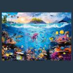 Trefl Dive into Underwater Paradise 13500 Jigsaw Puzzle Prime 78"x54" Large Jigsaw, Thick Cardboard, Colorful Ocean Bottom, Creative Fun for Adults and Children from 14 Years Old