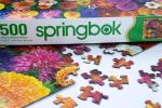 Springbok Blooming Every Daisy 500 Piece Jigsaw Puzzle for Adults - Colorful Flower Collage - Unique Cut Pieces - Great for Relaxing and Mindful Activity - Finished Size 23.5" x 18"