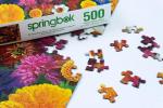 Springbok Blooming Every Daisy 500 Piece Jigsaw Puzzle for Adults - Colorful Flower Collage - Unique Cut Pieces - Great for Relaxing and Mindful Activity - Finished Size 23.5" x 18"