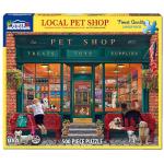 White Mountain Puzzles Local Pet Store - 500 Piece Jigsaw Puzzle