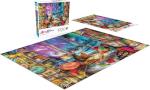 Buffalo Games - 1000 Piece Jigsaw Puzzle - Aimee Stewart - Northern Lights Cats - Winter Scene - Challenging Puzzles for Adults and Families