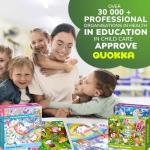 QUOKKA Puzzles for Kids Ages 4-6 - Set of 4x60 Jigsaw Puzzles for Toddlers 3-5 - Unicorn Princess Animals Toys for Children 6-8 yo - Gift Educational Game for Boys & Girls