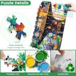 500 Piece Puzzles for Adults,Fantastical Treehouse Escape Puzzle for Kids Teens Adults,Whimsical Art Style Jigsaw Puzzle 500 Pieces,Challenging Family Game Gift for Friends Men Women Seniors,20.5*15In