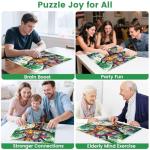 500 Piece Puzzles for Adults,Fantastical Treehouse Escape Puzzle for Kids Teens Adults,Whimsical Art Style Jigsaw Puzzle 500 Pieces,Challenging Family Game Gift for Friends Men Women Seniors,20.5*15In