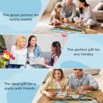 500 Pieces Puzzle for Adults, Retro Train jigsaw puzzles for adults, Countryside Town Jigsaw Puzzle 500 Pieces for Adults Kids Seniors, Challenging Game Home Decor Birthday Party Gift Toy 20.5 * 15 in