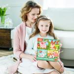 Zeoddler Wooden Puzzles for Toddlers, 8 Pack Farm Animal Jigsaw Puzzles for Kids3-5, 9 Pieces Preschool Learning Activities, Learning & Educational Toys, Gift for Boys, Girls