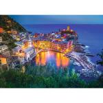 Trefl Vernazza at Dusk 2000 Piece Jigsaw Puzzle Red 38"x27" Print, DIY Puzzle, Creative Fun, Classic Puzzle for Adults and Children from 15 Years Old
