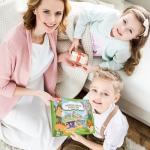 Wooden Educational Jigsaw Puzzles for Preschool Kids Ages 3-5, 4-Pack with 20 Pieces Dinosaur, Space, Transportation Wood Puzzles Set, Toddler Brain Teaser Toys, Gifts for Boys Girls Ages 3 4 5 6