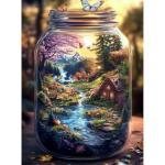 Yunlus Jigsaw Puzzles for Adults 1000 Pieces Impossible Hard Difficult Challenging Puzzles for Adults 1000pc Puzzles World in Bottle Nature's Dream Jigsaw Puzzle 1000 Pieces 28 x 20 inch