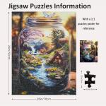 Yunlus Jigsaw Puzzles for Adults 1000 Pieces Impossible Hard Difficult Challenging Puzzles for Adults 1000pc Puzzles World in Bottle Nature's Dream Jigsaw Puzzle 1000 Pieces 28 x 20 inch