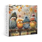 Autumn Bird Puzzles for Adults 1000 Piece Nature, Pretty Fall Landscape Art Jigsaw Puzzles Plant, Butterfly Dragonfly Warm Puzzle