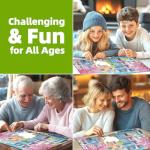 1000 Piece Puzzles for Adults, Sakura Blossom Street 1000 Puzzle for Adults, Clearance Impossible Challenge Art Jigsaw Puzzles, for Gift Birthday Party Games Family, 27.5 * 19.7 Inch Dust Free Puzzle