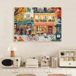 Chalzidar Jigsaw Puzzles for Adults 1000 Pieces, Interlock Perfectly Letter on Back No Dust, Home Decor Birthday Party Gift Toy for Men Women Elders Seniors, 1:1 Poster - Romantic Time