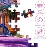 500 Pieces Jigsaw Puzzles for Adults, Beautiful Forest Flower Car Puzzle for Adults Children Elderly, Recycled Paper Puzzle 500 Pieces, Glossy, Sturdy Pieces Challenging Family Game (20.5x15in)