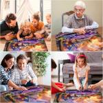 500 Pieces Jigsaw Puzzles for Adults, Beautiful Forest Flower Car Puzzle for Adults Children Elderly, Recycled Paper Puzzle 500 Pieces, Glossy, Sturdy Pieces Challenging Family Game (20.5x15in)