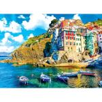 RoseArt - Kodak Premium - Cinque Terre Riomaggiore Village Italy - 1500 Piece Jigsaw Puzzle for Adults