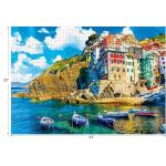 RoseArt - Kodak Premium - Cinque Terre Riomaggiore Village Italy - 1500 Piece Jigsaw Puzzle for Adults