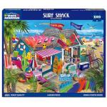 White Mountain Surf Shack 1000 Piece Puzzle for Adults Beach Summer Jigsaw Puzzles for Grandparents Adult Family