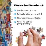 Buffalo Games - Dominic Davison - American Harbor Town - 2000 Piece Jigsaw Puzzle for Adults -Challenging Puzzle Perfect for Game Nights - Finished Size is 38.50 x 26.50