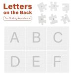 BenBen Puzzles for Adults 1000 Pieces, Dogs' Dinner Party, Dog Jigsaw Puzzle with Letters on Back, Funny Animal Puzzle, Challenging Puzzles for Family Game Night, Home Décor