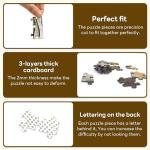 1000 Pieces Jigsaw Puzzle for Adults–3D Sunset Canyon, 26.6 x 26.6in Impossible Difficult Hard Challenging Jigsaw Puzzles, Perfect Christmas Birthday Party Home Decor Gift