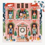 Galison Nutcracker Magic – 500 Piece Puzzle Fun and Challenging Activity with Bright and Bold Artwork of Wooden Toy Soldiers for Adults and Families