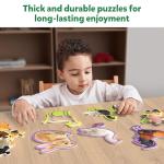 Skillmatics Step by Step Puzzles - 40 Piece Jigsaw & Toddler Puzzle, Farm Animals, Christmas Stocking Stuffers, Montessori Educational & Travel Toy for Boys & Girls, Gifts for Kids Ages 3, 4, 5 and Up