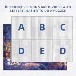 Nattork Jigsaw Puzzle 1000 Pieces for Adults, Christmas Castle,Challenging Adult Puzzles for Christmas Decor & Gift