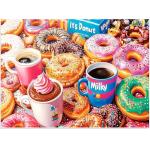 500 Pieces Puzzles for Adults, Colorful Donuts Puzzle for Adults Seniors, Recycled Paper Jigsaw Puzzle 500 Pieces, Fit Together Perfectly Challenging Puzzles Perfect for Game Nights 20.5x15in