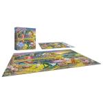 RoseArt - Soft Touch - Backyard - Country Farm Scene 1000 Piece Jigsaw Puzzle for Adults
