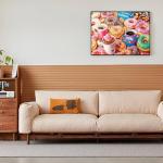 500 Pieces Puzzles for Adults, Colorful Donuts Puzzle for Adults Seniors, Recycled Paper Jigsaw Puzzle 500 Pieces, Fit Together Perfectly Challenging Puzzles Perfect for Game Nights 20.5x15in