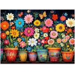 500 Piece Jigsaw Puzzle for Adults - Colorful Flower Puzzle 500 Pieces for Adults Elderly Kids, Recycled Cardboard Challenging Puzzle Perfect for Game Nights - Finished Size is 20.5 x 15 Home Decor