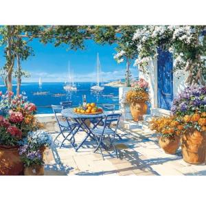 500 Piece Puzzles for Adults,Jigsaw Puzzles 500 Pieces Beach Puzzles,Beautiful Yard Puzzle Flower Puzzle Games for Adults Senior Recycled Cardboard Family Activity Game Nights Gift Toy