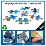 500 Piece Puzzles for Adults,Jigsaw Puzzles 500 Pieces Beach Puzzles,Beautiful Yard Puzzle Flower Puzzle Games for Adults Senior Recycled Cardboard Family Activity Game Nights Gift Toy