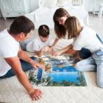 500 Piece Puzzles for Adults,Jigsaw Puzzles 500 Pieces Beach Puzzles,Beautiful Yard Puzzle Flower Puzzle Games for Adults Senior Recycled Cardboard Family Activity Game Nights Gift Toy