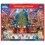 White Mountain 1000 Piece Jigsaw Puzzle Winter Christmas Holiday Puzzles for Adults and Kids 24"x30" Large Pieces - Rockefeller Christmas