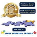 White Mountain 1000 Piece Jigsaw Puzzle Winter Christmas Holiday Puzzles for Adults and Kids 24"x30" Large Pieces - Rockefeller Christmas