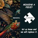 Vintage Hummingbird Puzzles for Adults 1000 Pieces, Colorful Flower Hummingbird Jigsaw Puzzles with Animals, Beautiful Bird Floral Impossible Nature Art Themed Puzzle, Hard Challenging for Adults