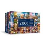 Trefl Prime - Puzzle UFT, Earth Chronicles: from The Creation to The Future - 21000 Pieces Giant Jigsaw Puzzle for Adults & Children from 14 Years