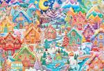 Buffalo Games – Colorful Cookietown - 2000 Piece Christmas Jigsaw Puzzle - Festive Holiday Puzzles for Adults – Precision-Cut Pieces, Winter Artwork, and Hours of Relaxing Fun
