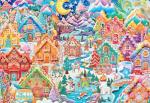 Buffalo Games – Colorful Cookietown - 2000 Piece Christmas Jigsaw Puzzle - Festive Holiday Puzzles for Adults – Precision-Cut Pieces, Winter Artwork, and Hours of Relaxing Fun