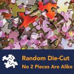 Bits and Pieces 1500 Piece Puzzles for Adults - Large 24" x 33" Large Jigsaw Puzzles 1500 Pieces Tiki Hut Polynesian Lagoon, Random Die Cut, No 2 Pieces Alike, Tropical Landscape